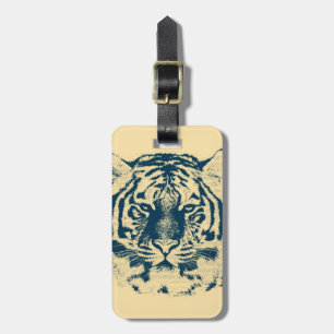 Etiqueta Para Maletas Cierre de la cara del tigre 3