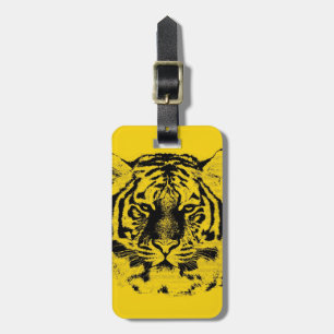Etiqueta Para Maletas Cierre de la cara del tigre 6
