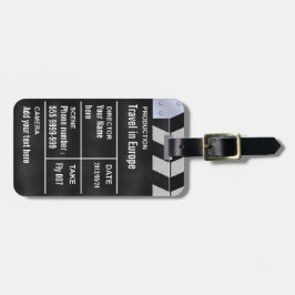 Etiqueta Para Maletas cine del clapperboard