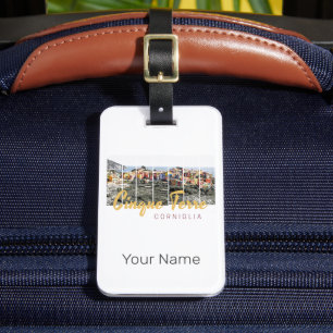 Etiqueta Para Maletas Cinque Terre Corniglia Riomaggiore Vintage italian