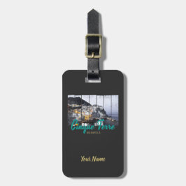 Etiqueta Para Maletas Cinque Terre Manarola Riomaggiore cosecha italiana