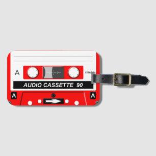 Etiqueta Para Maletas Cinta de audio