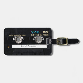 Etiqueta Para Maletas Cinta de cassette de personalizable