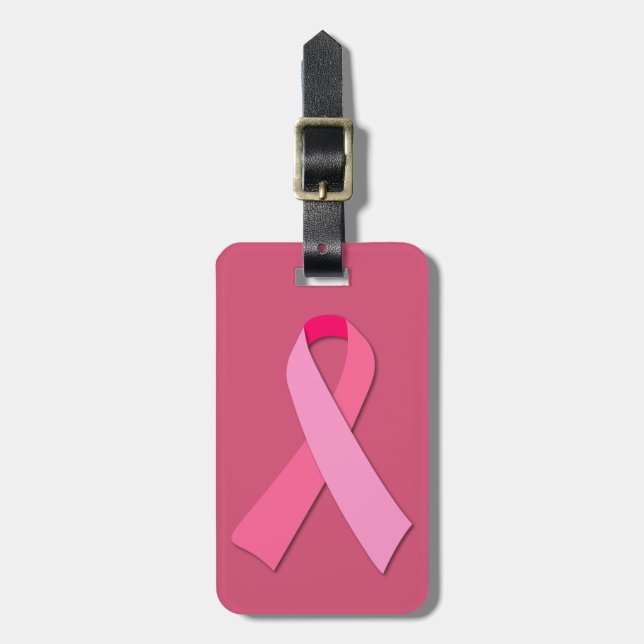 Etiqueta Para Maletas Cinta rosada (Frente Vertical)