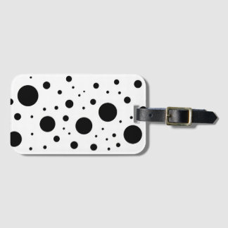 Etiqueta Para Maletas Círculo abstracto Minimalista moderno de blanco ne