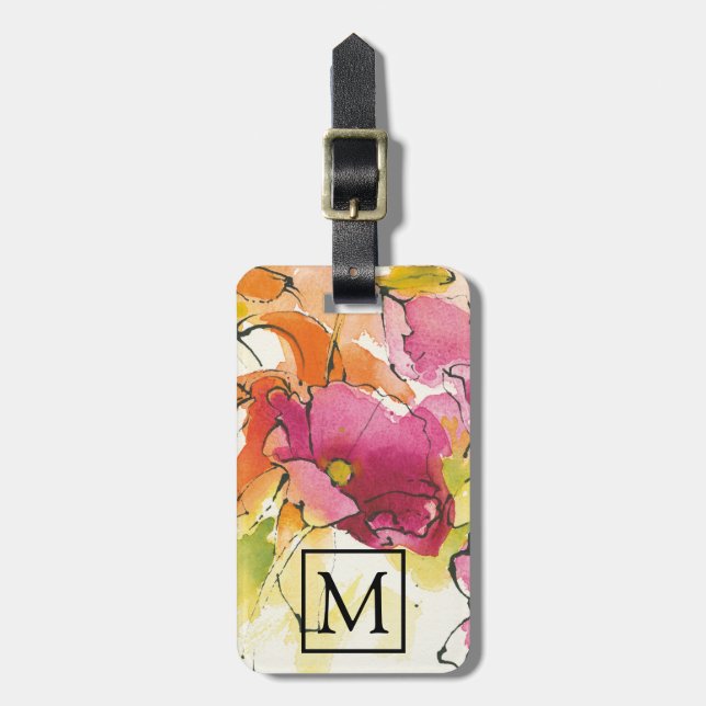 Etiqueta Para Maletas Ciruelo de Pattys (Frente Vertical)