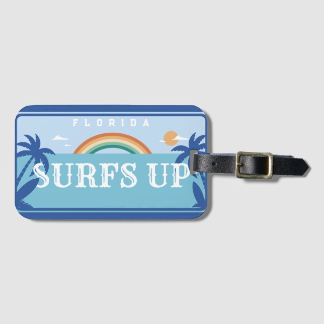 ETIQUETA PARA MALETAS CIRUJAS PERSONALIZADAS EN FLORIDA (Anverso horizontal)