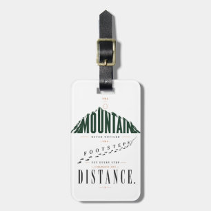 Etiqueta Para Maletas Cita de distancia de pasos de montaña