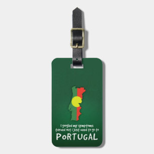 Etiqueta Para Maletas Cita Divertida Busqué Mis Síntomas En Google Portu