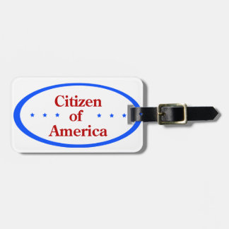 Etiqueta Para Maletas Citizen of America 