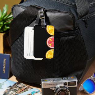 Etiqueta Para Maletas Cítricos TROPICAL SUMMER FRUIT Naranja limones Sli