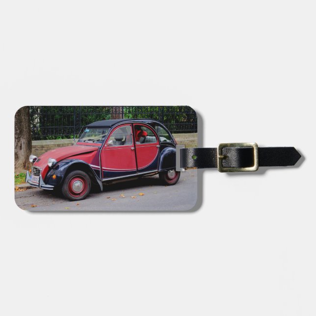 Etiqueta Para Maletas Citroen 2 CV Charleston (Frente Horizontal)