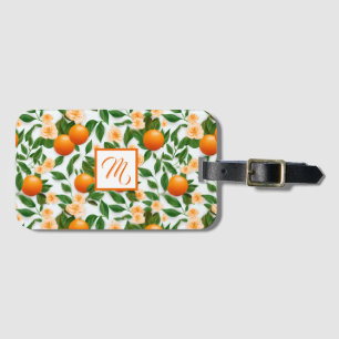 Etiqueta Para Maletas Citrus Blossom Monogramado