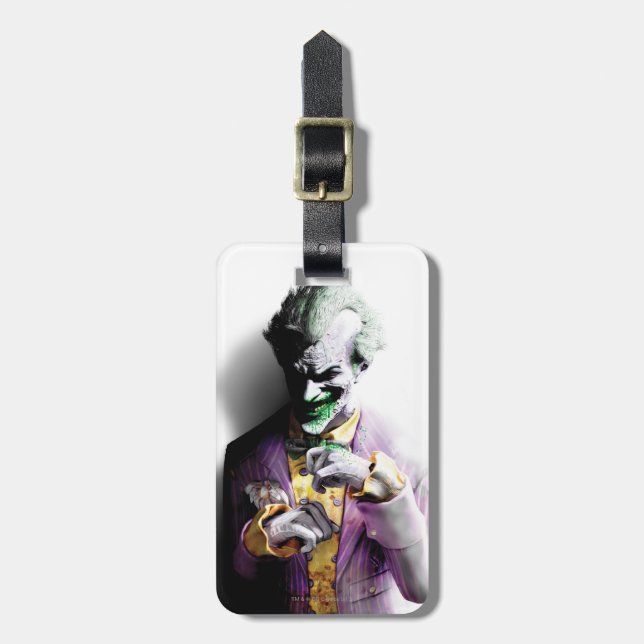 Etiqueta Para Maletas Ciudad Batman Arkham | Joker (Frente Vertical)