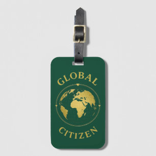 Etiqueta Para Maletas Ciudadano Global