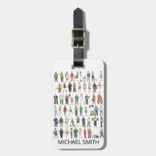 Etiqueta Para Maletas Ciudadanos de la ciudad de Nueva York