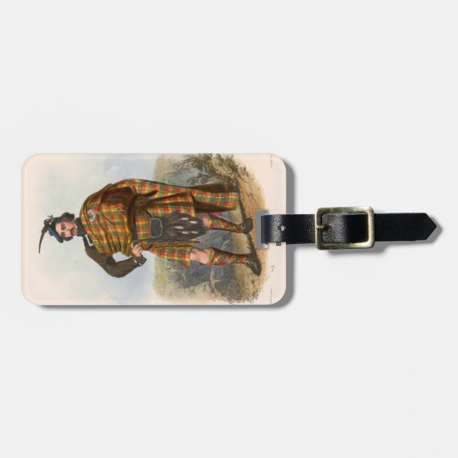 Etiqueta Para Maletas Clan Buchanan (Frente Horizontal)