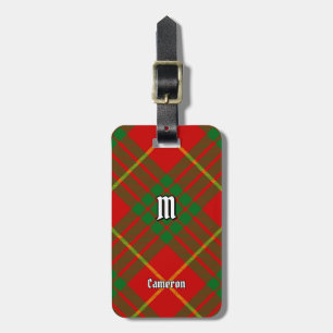 Etiqueta Para Maletas Clan Cameron Tartan