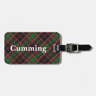 Etiqueta Para Maletas Clan Cumming Tartán