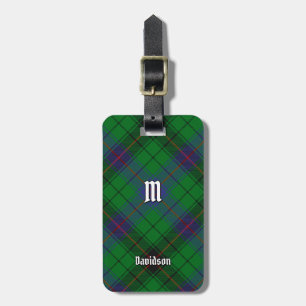 Etiqueta Para Maletas Clan Davidson Tartan