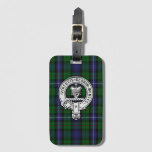 Etiqueta Para Maletas Clan Donnachaidh (Robertson) Escudo /Hunting Tartá