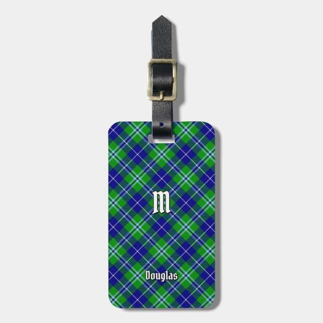 Etiqueta Para Maletas Clan Douglas Tartan (Frente Vertical)