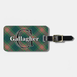 Etiqueta Para Maletas Clan Gallagher Tartan