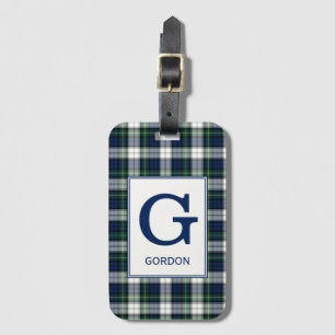 Etiqueta Para Maletas Clan Gordon Dress Tartan Monogrammed