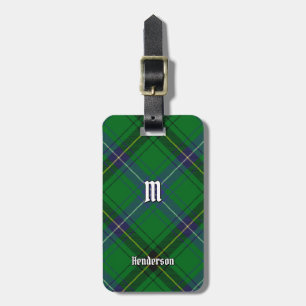 Etiqueta Para Maletas Clan Henderson Tartan