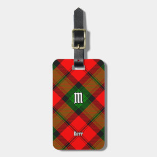 Etiqueta Para Maletas Clan Kerr Tartan