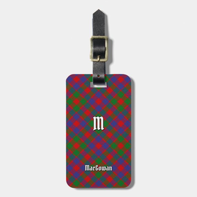 Etiqueta Para Maletas Clan MacGowan Tartan