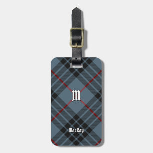 Etiqueta Para Maletas Clan MacKay Blue Tartan