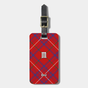 Etiqueta Para Maletas Clan Rosa Tartan