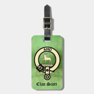 Etiqueta Para Maletas Clan Scott Escudo Badge