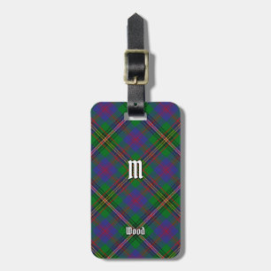 Etiqueta Para Maletas Clan Wood Tartan