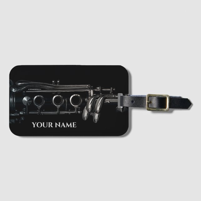 Etiqueta Para Maletas Clarinet (Anverso horizontal)