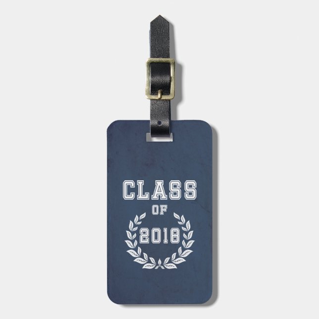 Etiqueta Para Maletas Clase de 2018 (Frente Vertical)