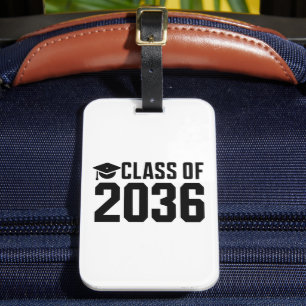 Etiqueta Para Maletas Clase de 2036 Crece Conmigo Regreso a Clases