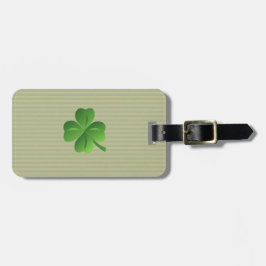 Etiqueta Para Maletas Clásico Trendy Irish Lucky Shamrock
