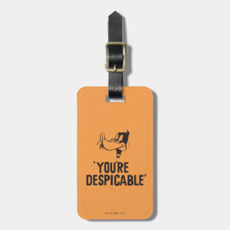 Etiqueta Para Maletas Classic DAFFY DUCK™ "Eres despreciable"
