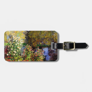 Etiqueta Para Maletas Claude Monet A Corner of the Garden At Montgeron