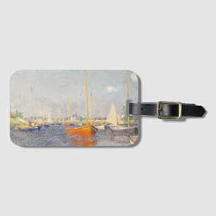 Etiqueta Para Maletas Claude Monet. Barcos Rojos, Argentina