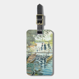 Etiqueta Para Maletas Claude Monet. Bathers of La Grenouillère