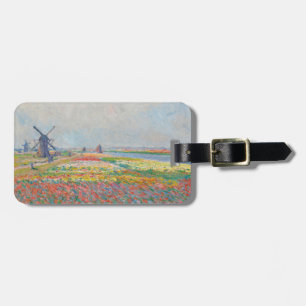 Etiqueta Para Maletas Claude Monet - Campos de Tulipanes cerca de La Hay