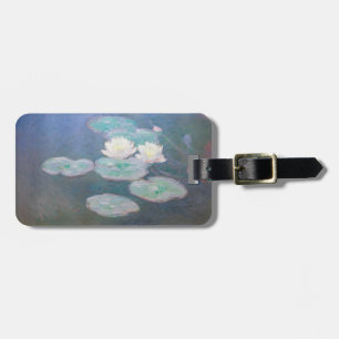 Etiqueta Para Maletas Claude Monet - Lilies de agua, efecto nocturno