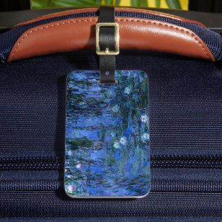 Etiqueta Para Maletas Claude Monet Nenúfares Azules