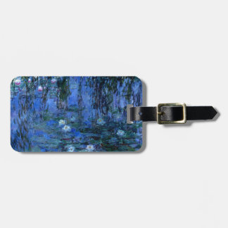 Etiqueta Para Maletas Claude Monet Nenúfares azules