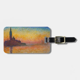 Etiqueta Para Maletas Claude Monet - San Giorgio Maggiore en Dusk