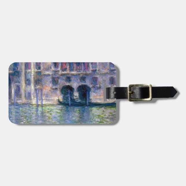 Etiqueta Para Maletas Claude Monet Venecia (Frente Horizontal)