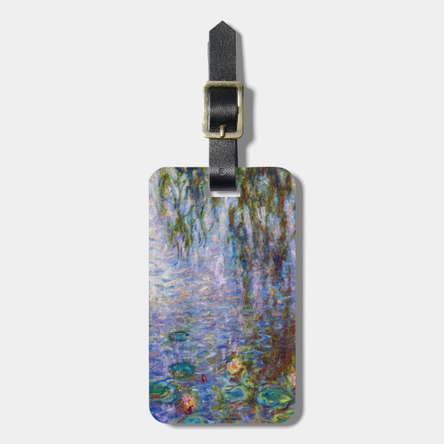 Etiqueta Para Maletas Claude Monet - Water Lilies (Frente Vertical)